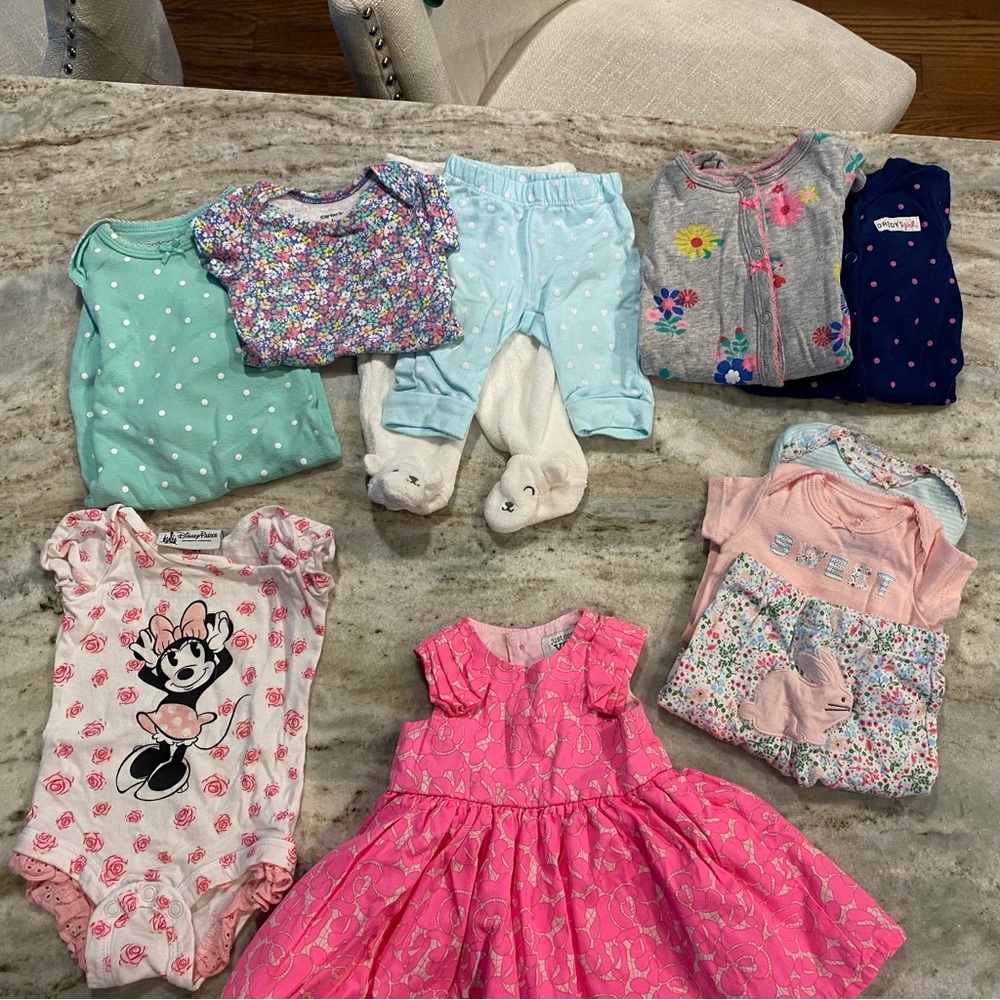 Newborn (NB) girls’ clothes